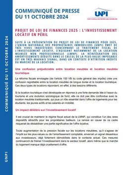 Projet de loi de finances 2025 : l'investissement locatif en péril !